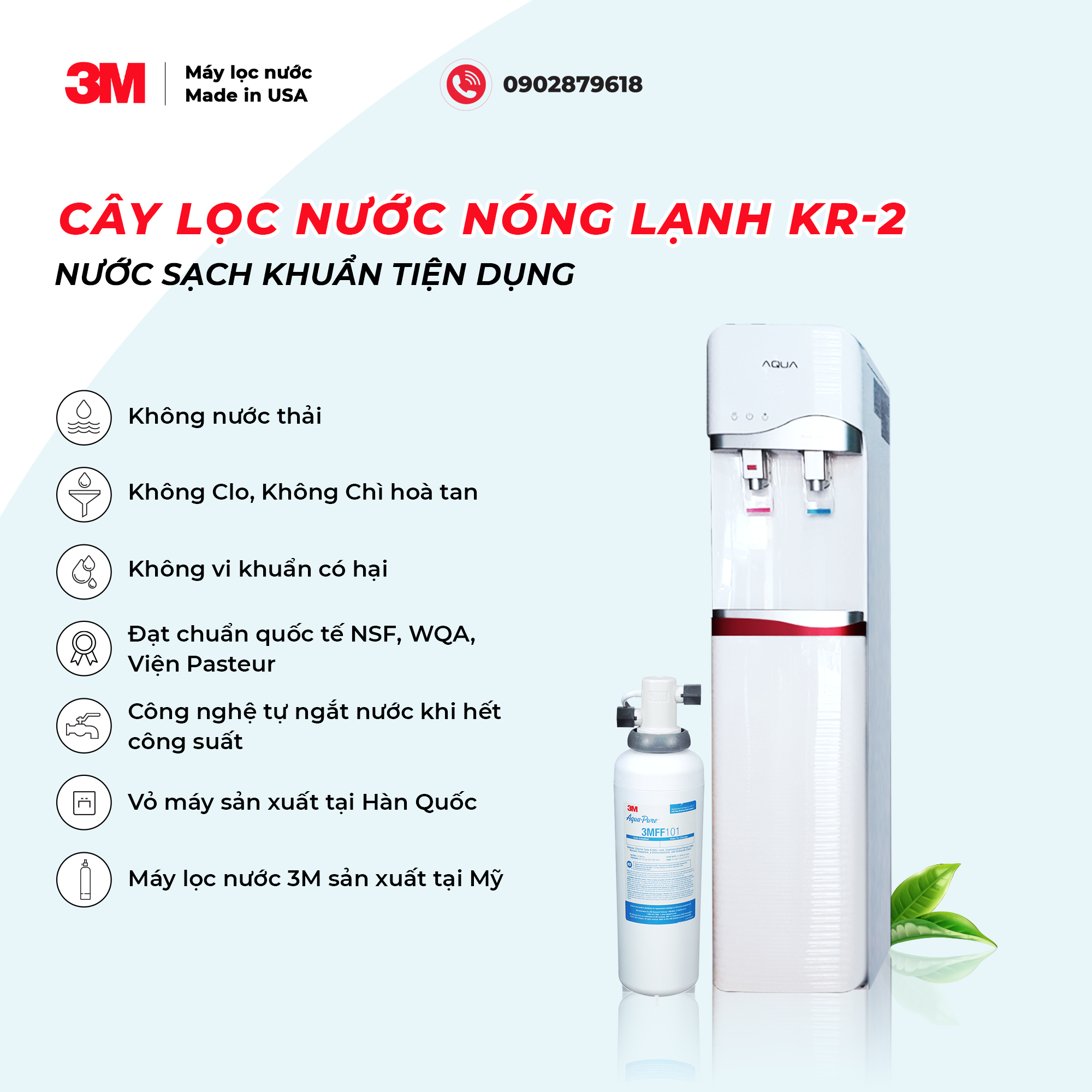 CÂY LỌC NƯỚC NÓNG LẠNH KR-2